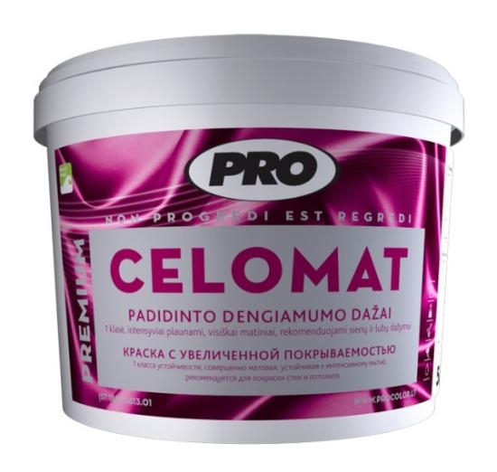Prekės „Dažai Celomat (bazė C) 2,7 l“ paveikslėlis