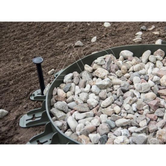Prekės „Plastikinis vejos bortas 45 x 800 mm žalios spalvos“ paveikslėlis