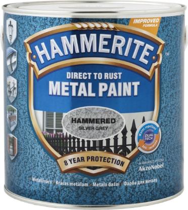 Prekės „Dažai Hammerite Hammered 5L ruda“ paveikslėlis
