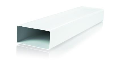Prekės „Ortakis plastikinis plokščias Vents 110  x 55 mm 1,5 m“ paveikslėlis