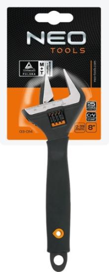 Prekės „Raktas reguliuojamas 0 - 50 mm 250 mm Neo Tools 03 - 016“ paveikslėlis