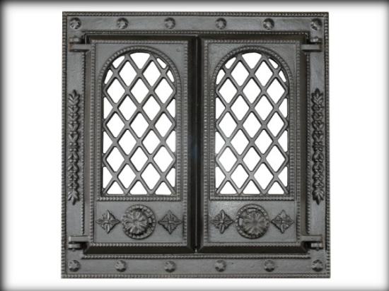 Prekės „Durelės židinio ketaus 470 x 475 mm  Z-3“ paveikslėlis