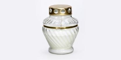 Prekės „Vėlinių žvakė kapams Kūgis mažas SU-680 48 val“ paveikslėlis