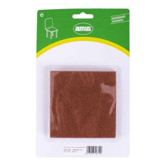 Prekės „Padukai baldams veltiniai rudi 100 x 100 mm Mod80“ paveikslėlis