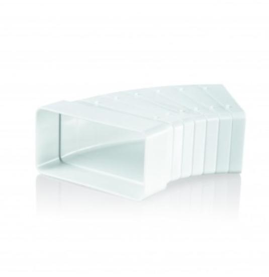 Prekės „Alkūnė ortakio plastikinė universali 110 x 55 mm Vents“ paveikslėlis
