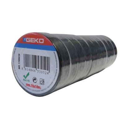 Prekės „Juosta izoliacinė GEKO 15 mm x 10 m juoda“ paveikslėlis