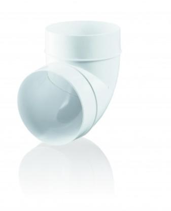 Prekės „Alkūnė ortakio plastikinė Ø 150 mm 90° Vents“ paveikslėlis