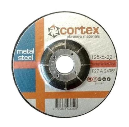 Prekės „Diskas šlifavimui metalo 125 x 6 x 22,2 mm Cortex“ paveikslėlis