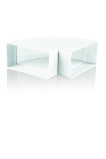 Prekės „Alkūnė ortakio plastikinė horizontali 110 x 55 mm 5251P“ paveikslėlis