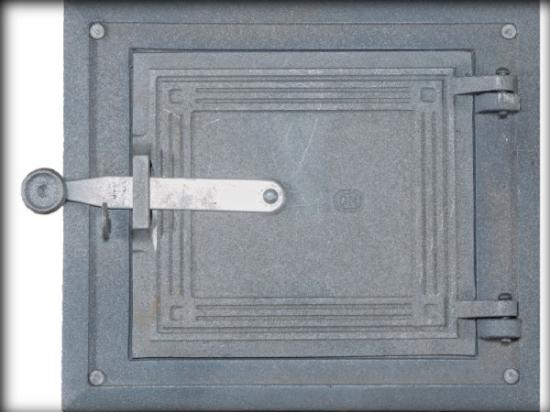 Prekės „Durelės krosniai ketaus pelenams 285 x 245 mm 3,2kg A-5“ paveikslėlis