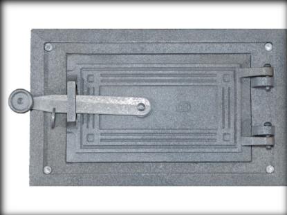 Prekės „Durelės krosniai ketaus pelenams 285 x 175 mm A-6“ paveikslėlis