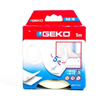 Prekės „Juosta lipni GEKO dvipusė 19 mm x 5 m“ paveikslėlis
