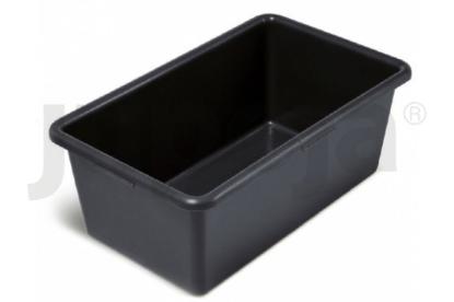 Prekės „Vonelė 80 L IKP80 stačiakampė plastikinė juoda“ paveikslėlis