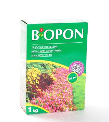 Prekės „Trąšos granulėmis sodo gėlėms 1 kg Biopon“ paveikslėlis