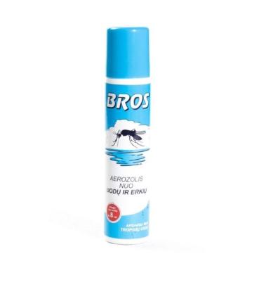 Prekės „Aerozolis nuo uodų ir erkių Bros New, 90 ml“ paveikslėlis
