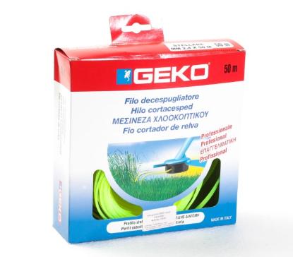 Prekės „Valas trimeriui žvaigždė 2,4 mm  x 50 m Geko“ paveikslėlis