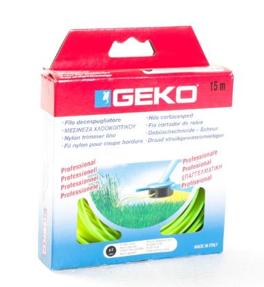 Prekės „Valas trimeriui apvalus 2 mm x 15 m Geko“ paveikslėlis