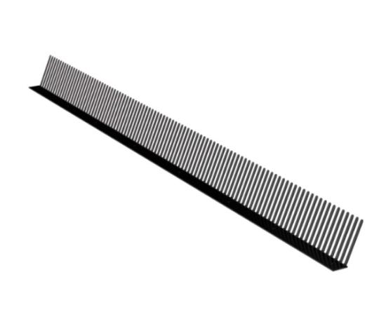 Prekės „Užtvara nuo paukščių Eternit, 60 mm x 1 m, juoda“ paveikslėlis