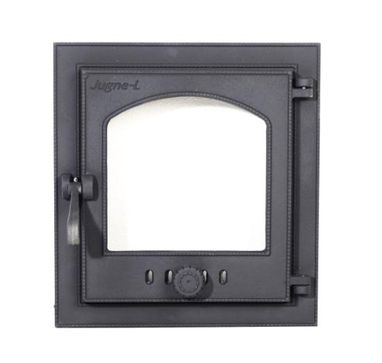 Prekės „Durelės židinio ketaus 370 x 395 mm Z-19“ paveikslėlis