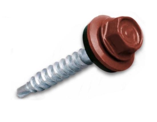 Prekės „Savisriegiai į medį 4,8x28 mm RAL 8004 Info Global“ paveikslėlis