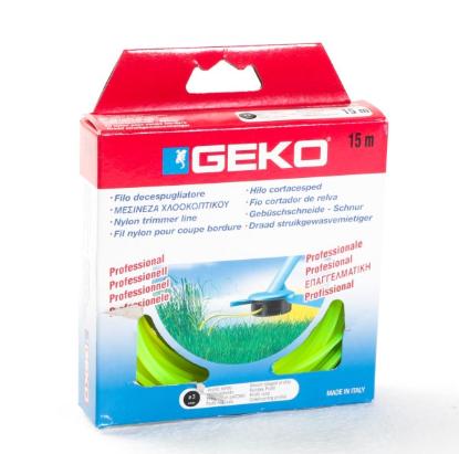 Prekės „Valas trimeriui apvalus 3 mm x 15 m Geko“ paveikslėlis