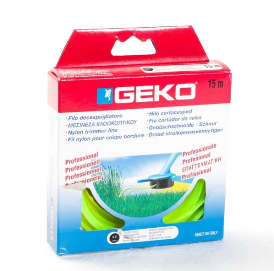 Prekės „Valas trimeriui apvalus 3 mm x 15 m Geko“ paveikslėlis