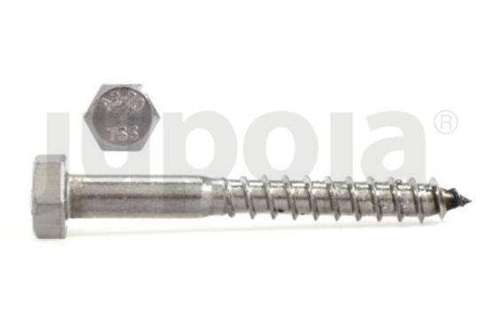 Prekės „Medsraigčiai DIN-571 8x160 mm su šešiakampe galvute“ paveikslėlis