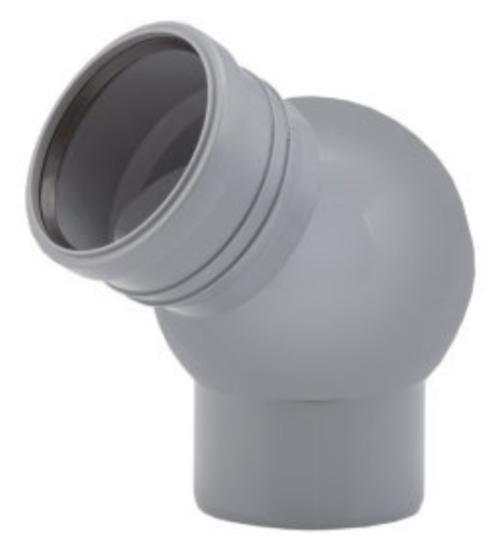 Prekės „Alkūnė vidaus kanalizacijos reguliuojama Ø 110 mm / 0-90 mm Leo Minor“ paveikslėlis
