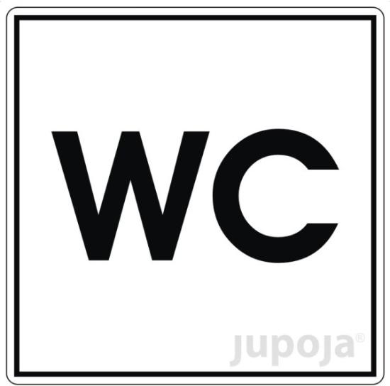 Prekės „Lipdukas informacinis "WC" 120 x 120 mm“ paveikslėlis