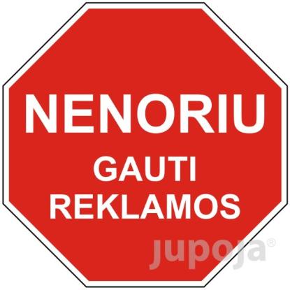 Prekės „Lipdukas informacinis "Nenoriu gauti reklamos" 80 x 80 mm“ paveikslėlis