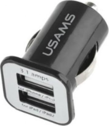 Prekės „Šakotuvas automobiliui Alburnus 2 x USB 3,1A“ paveikslėlis