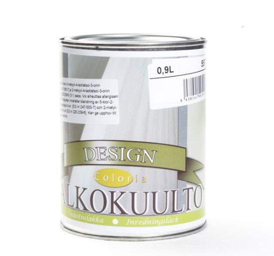 Prekės „Lakas akrilinis Valkokuulto baltas pusiau matinis  0,9 l“ paveikslėlis