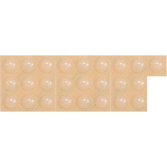 Prekės „Padukai baldams lipnūs silikoniniai 10 mm 25 vnt Vorel 74911“ paveikslėlis