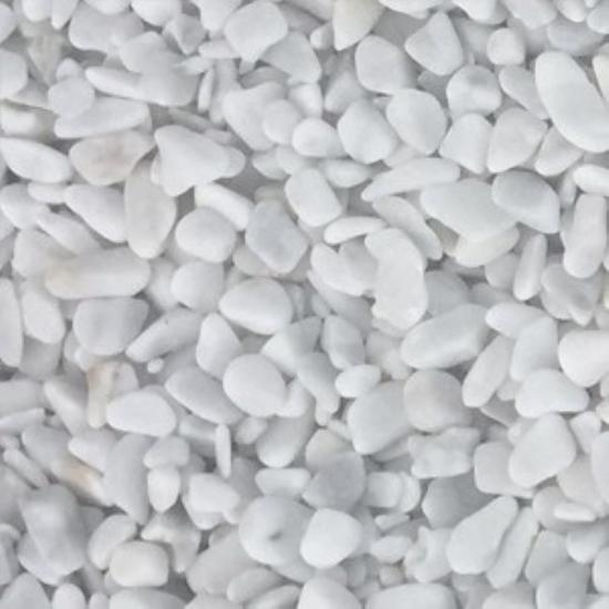 Prekės „Dekoratyvinis akmuo baltas 5 - 12 mm 20 kg 03340“ paveikslėlis