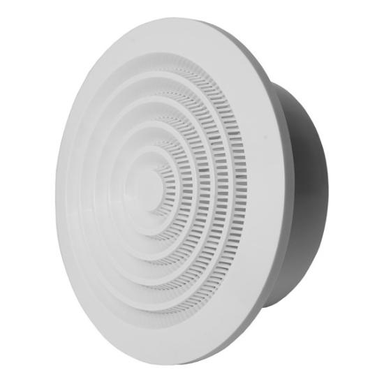 Prekės „Grotelės ventiliacinės plastikinės lubinės NGA80 d 80 mm Europlast“ paveikslėlis