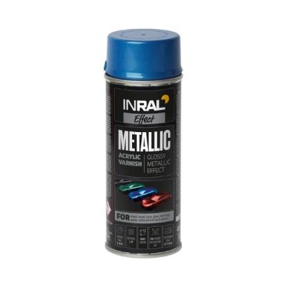 Prekės „Dažai aerozoliniai INRAL METALLIC mėlyni 400 ml“ paveikslėlis