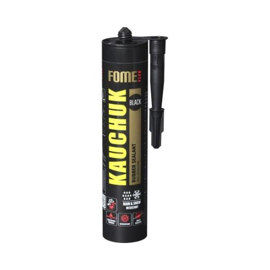 Prekės „Hermetikas Fome Flex KAUCHUK, kaučiukinis, 300ml, juodas“ paveikslėlis