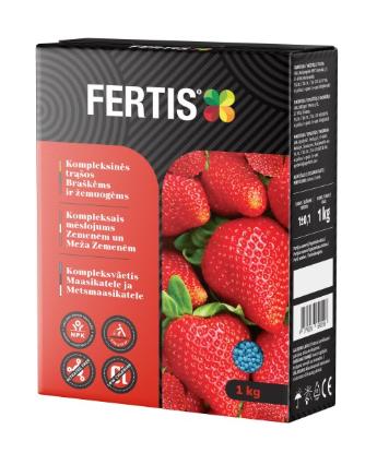 Prekės „Trąšos braškėms ir žemuogėms 1 kg Fertis“ paveikslėlis