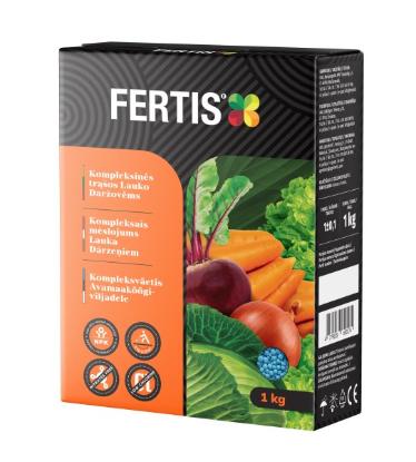Prekės „Trąšos lauko daržovėms 1 kg Fertis“ paveikslėlis