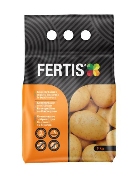 Prekės „Trąšos bulvėms ir daržovėms 3 kg Fertis“ paveikslėlis