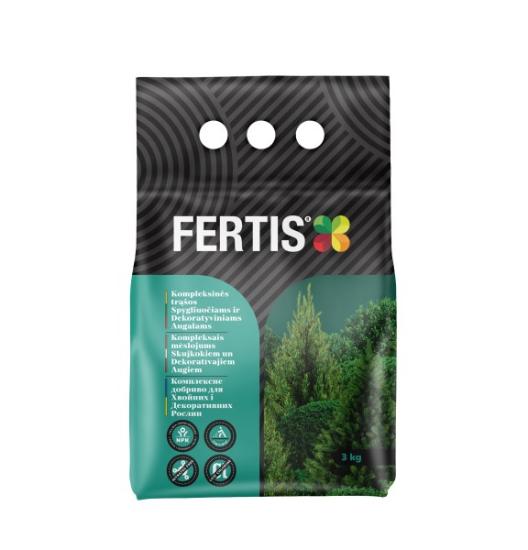 Prekės „Trąšos spygliuočiams 3 kg Fertis“ paveikslėlis