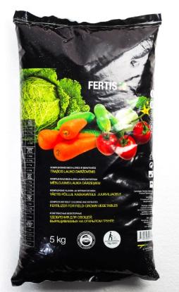 Prekės „Trąšos lauko daržovėms 5 kg Fertis“ paveikslėlis