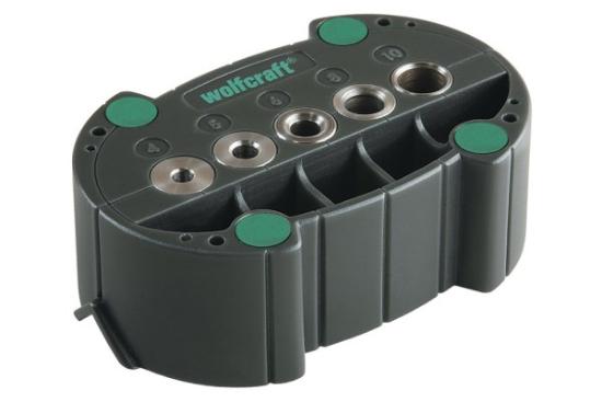 Prekės „Šablonas kaiščiams mediniams 4 - 10 mm Wolfcraft 4685000“ paveikslėlis