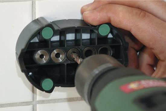 Prekės „Šablonas kaiščiams mediniams 4 - 10 mm Wolfcraft 4685000“ paveikslėlis