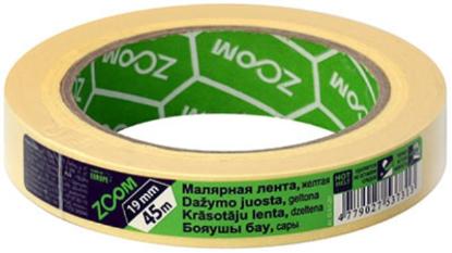 Prekės „Maskavimo juostelė ZOOM, 19 mm x 45 m, geltona“ paveikslėlis