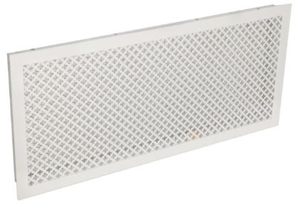 Prekės „Grotelės židinio 550 x 250 mm baltos Retro“ paveikslėlis