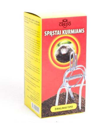 Prekės „Spąstai kurmiams metaliniai žirkliniai“ paveikslėlis