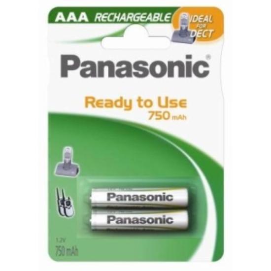 Prekės „Kraunami elementai PANASONIC, R03, 800mAh-2BC, 2 vnt.“ paveikslėlis