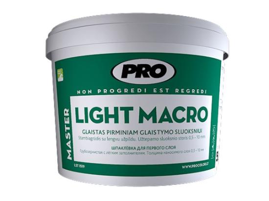 Prekės „Glaistas PRO LIGHT MACRO 5 L“ paveikslėlis