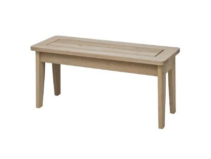 Prekės „Suolas saunos medinis 1000 x 375 x 450 mm drebulė“ paveikslėlis